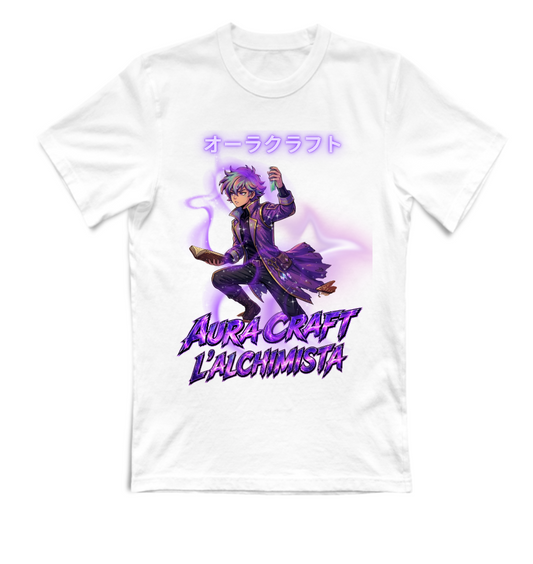 T-SHIRT GIROCOLLO ADULTI E BAMBINI UNISEX AURA CRAFT L'ALCHIMISTA