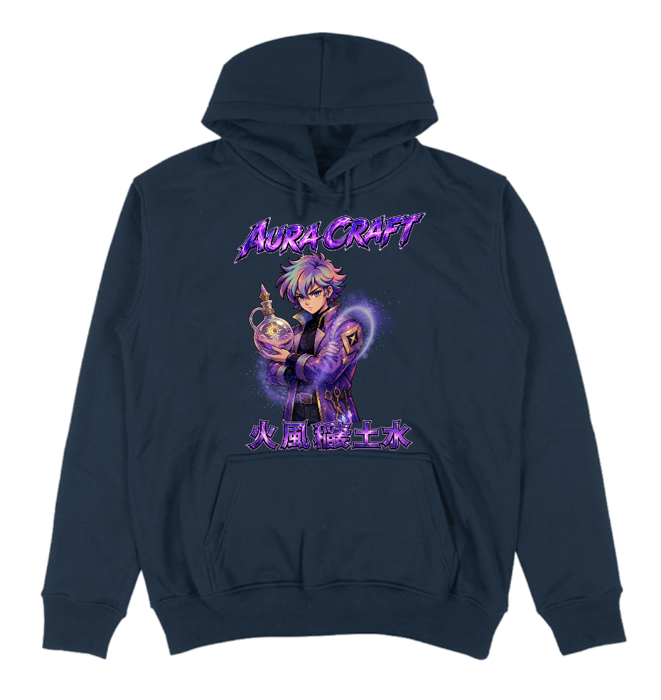 FELPA CON CAPPUCCIO ADULTI E BAMBINI UNISEX AURA CRAFT MAGIC POTION