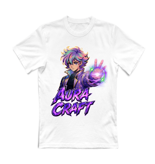 T-SHIRT GIROCOLLO ADULTI E BAMBINI UNISEX AURA CRAFT WARRIOR