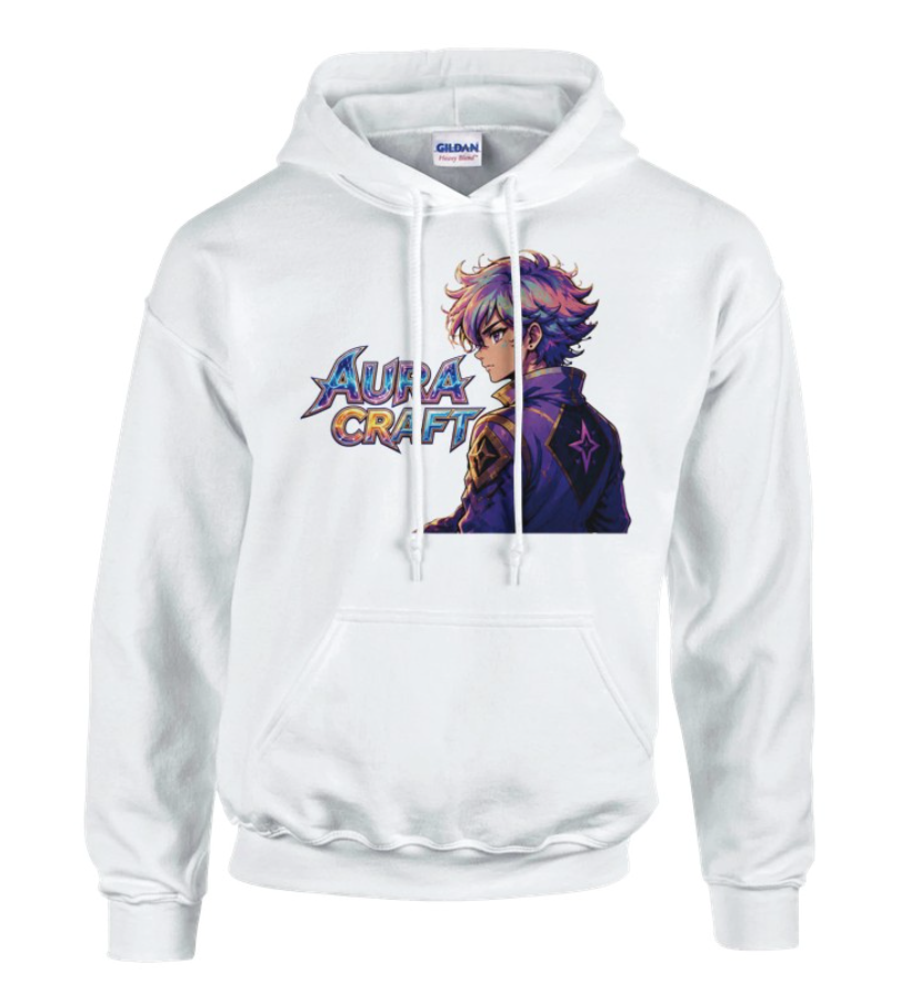 FELPA CON CAPPUCCIO ADULTI E BAMBINI UNISEX AURA CRAFT LEGACY
