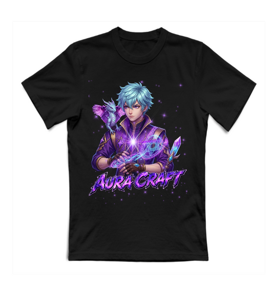 T-SHIRT GIROCOLLO ADULTI E BAMBINI UNISEX AURA CRAFT CONTINUUM