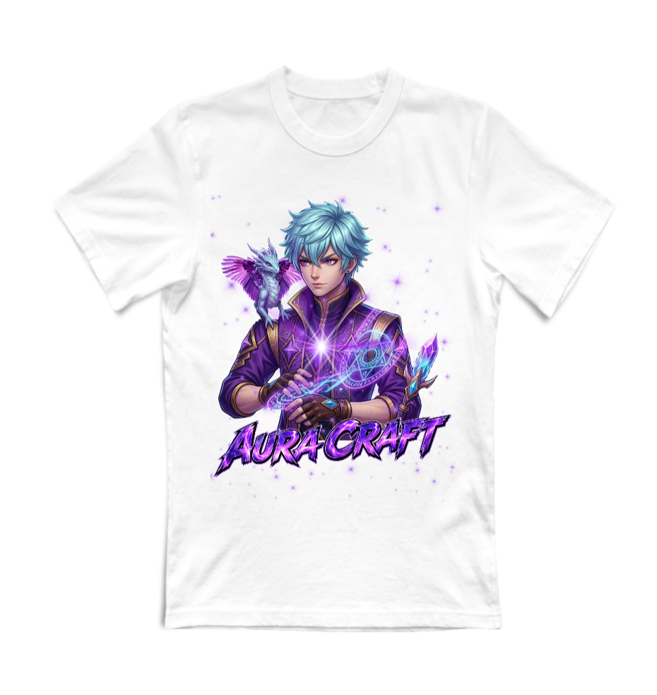 T-SHIRT GIROCOLLO ADULTI E BAMBINI UNISEX AURA CRAFT CONTINUUM