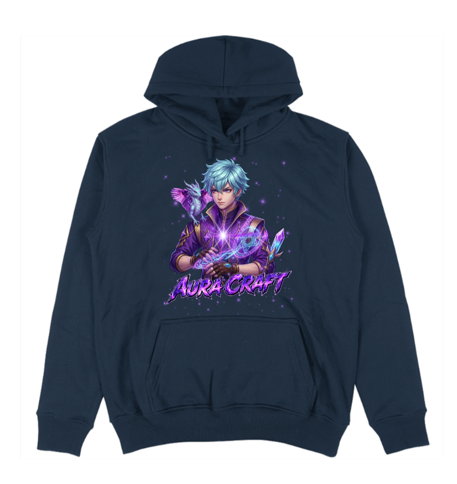 FELPA CON CAPPUCCIO ADULTI E BAMBINI UNISEX AURA CRAFT CONTINUUM