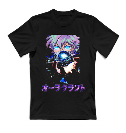 T-SHIRT GIROCOLLO ADULTI E BAMBINI UNISEX AURA CRAFT PARALLEL UNIVERSES