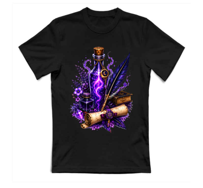 T-SHIRT GIROCOLLO ADULTI E BAMBINI UNISEX AURA CRAFT ANTIDOTO DELLA CHIMERA