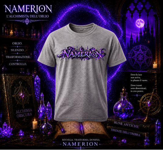 T-SHIRT GIROCOLLO ADULTI E BAMBINI UNISEX NAMERION