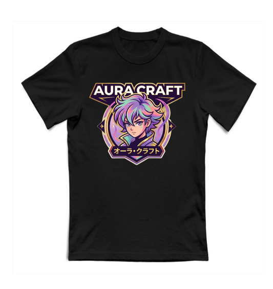 T-SHIRT GIROCOLLO ADULTI E BAMBINI UNISEX AURA CRAFT