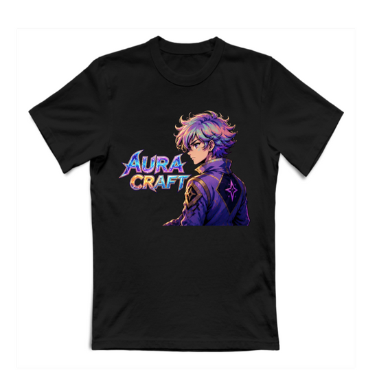 T-SHIRT GIROCOLLO ADULTI E BAMBINI UNISEX AURA CRAFT LEGACY