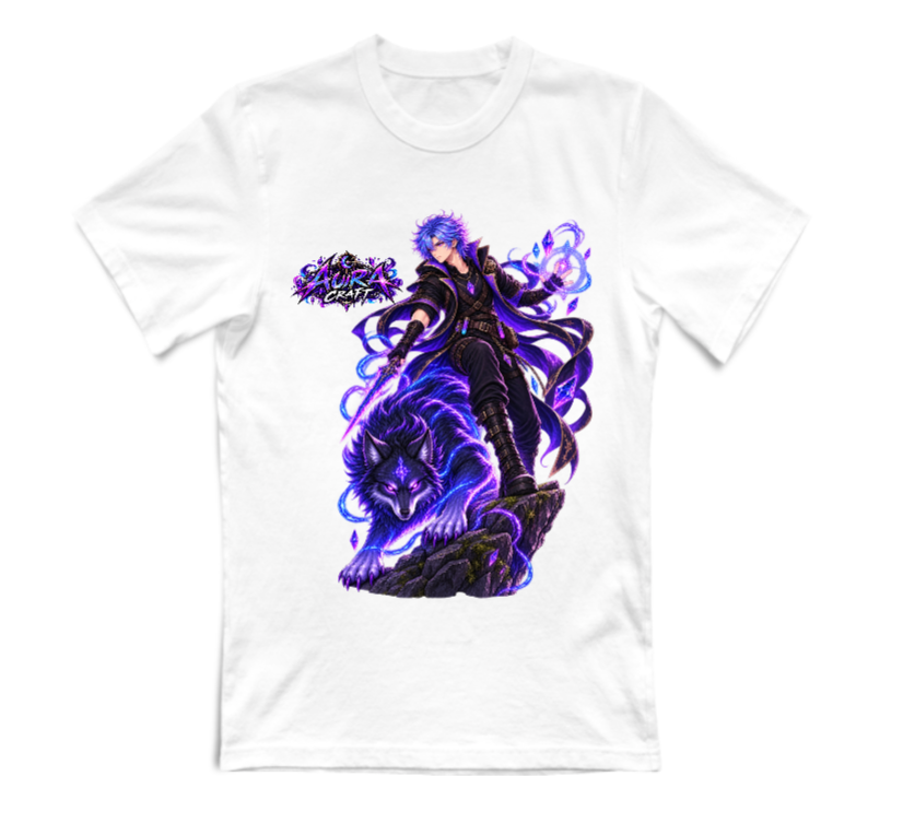 T-SHIRT GIROCOLLO ADULTI E BAMBINI UNISEX AURA CRAFT THE SHADOW ALCHEMIST