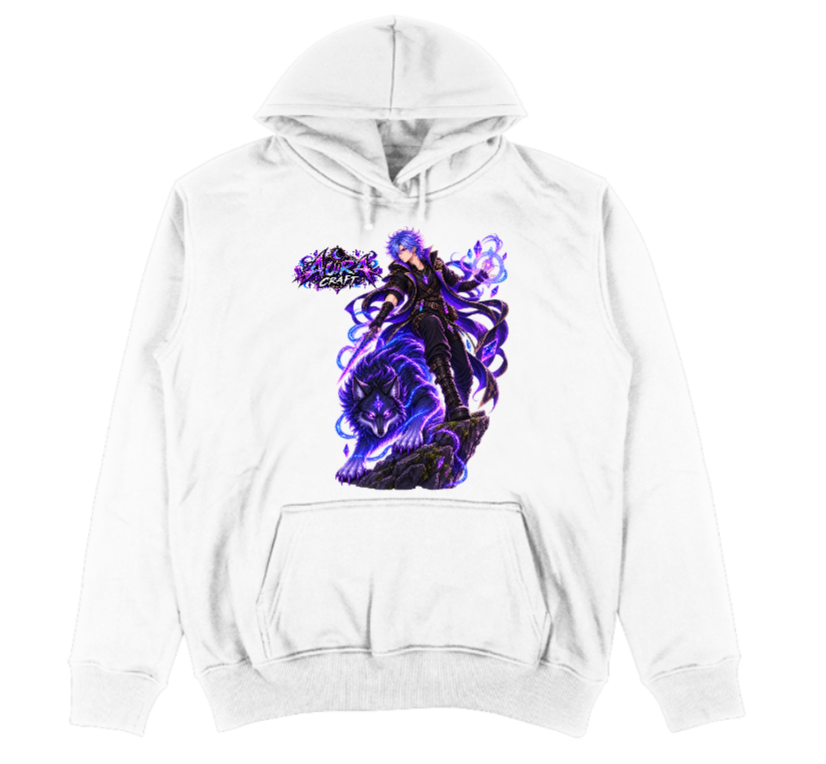 FELPA CON CAPPUCCIO ADULTI E BAMBINI UNISEX AURA CRAFT THE SHADOW ALCHEMIST